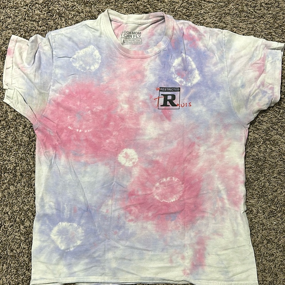 Tie dyed “ Look Mom I Can Fly” Shirt